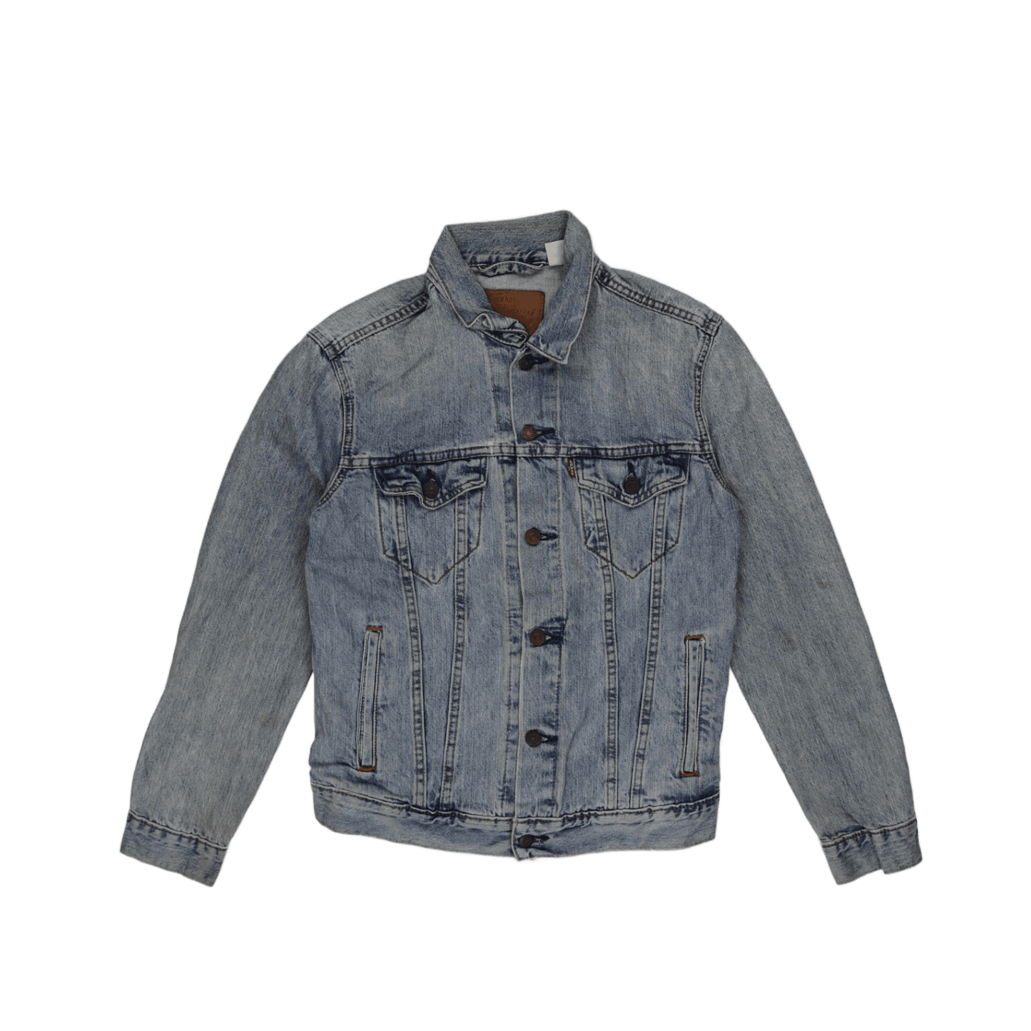 Levi's Vintage Blue Denim Trucker Jacket Size Small Cotton