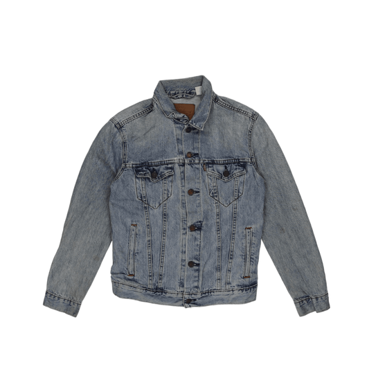 Levi's Vintage Blue Denim Trucker Jacket Size Small Cotton