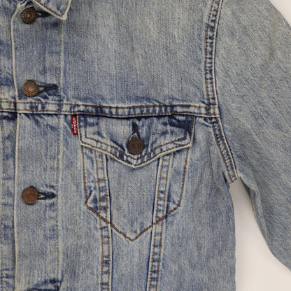 Levi's Vintage Blue Denim Trucker Jacket Size Small Cotton