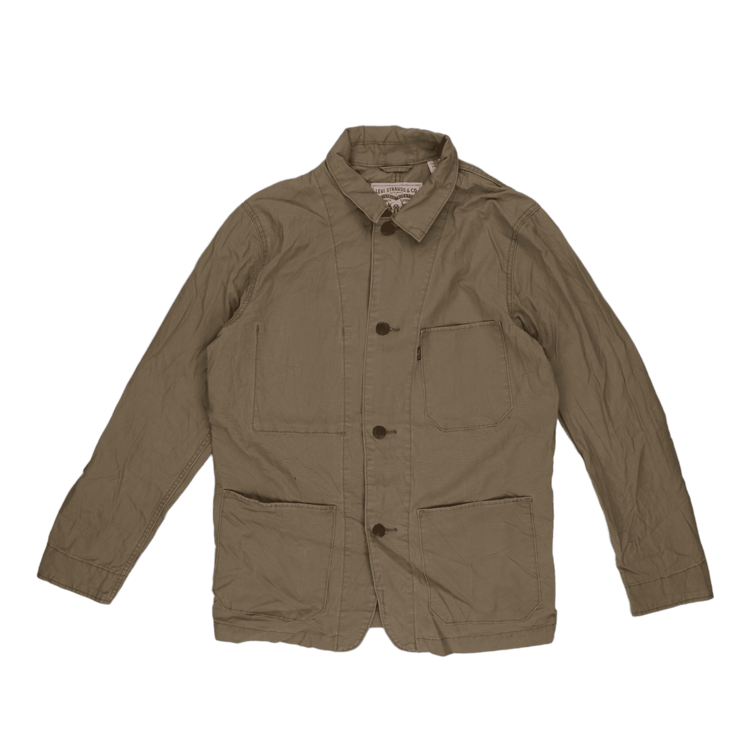 Levi's Chore Jacket Men's Cotton Stretch Taupe Medium