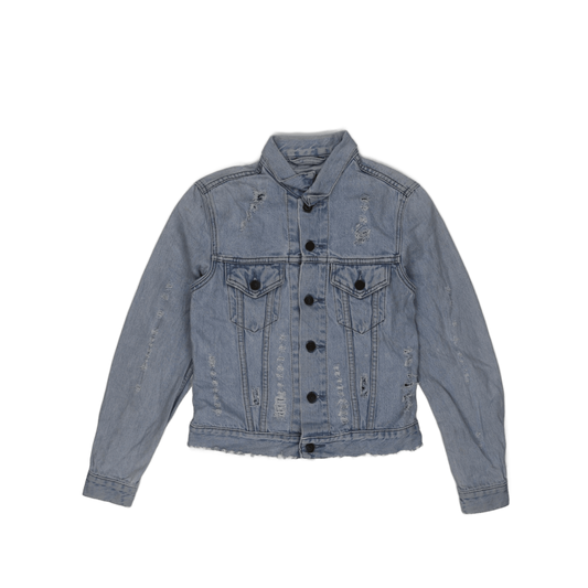 Levi's Women's Vintage Distressed Light Blue Denim Jacket Size S Cotton