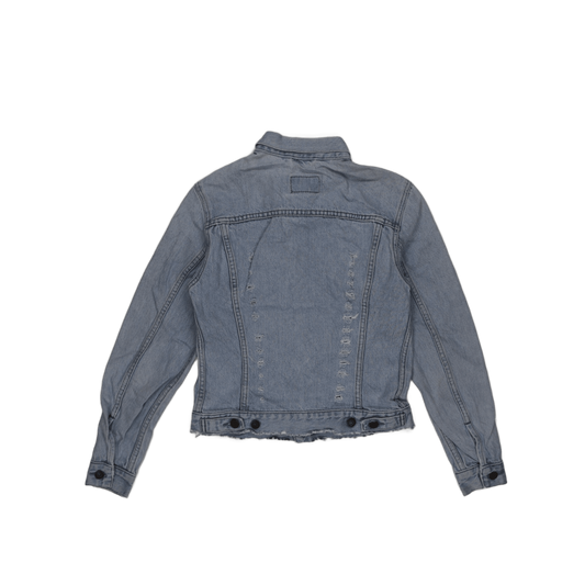 Levi's Women's Vintage Distressed Light Blue Denim Jacket Size S Cotton
