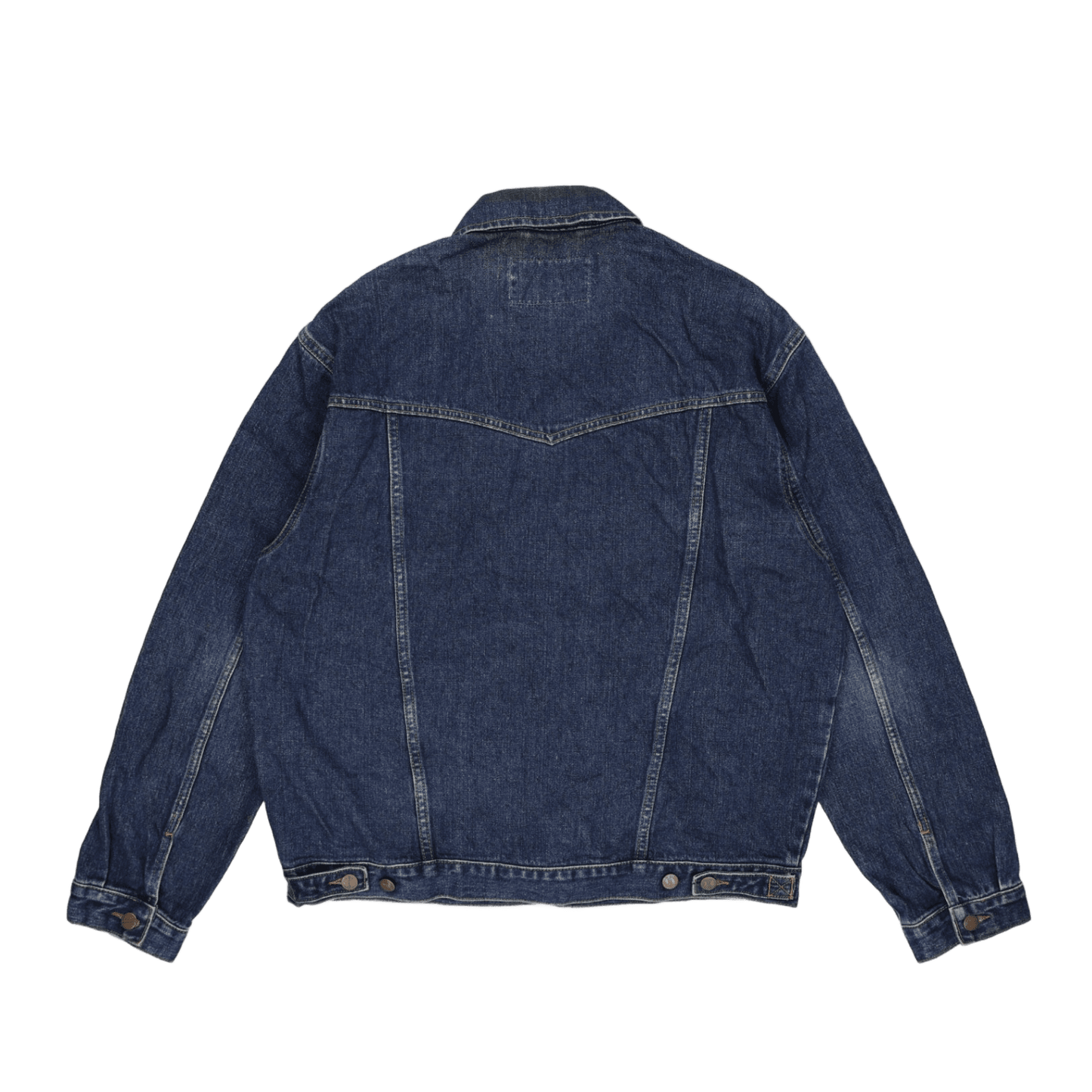 Wrangler Vintage Denim Jacket Blue XL 100 Percent Cotton Collared
