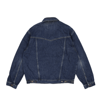 Wrangler Vintage Denim Jacket Blue XL 100 Percent Cotton Collared