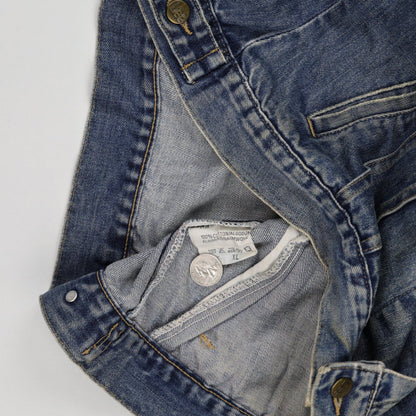 Lee Vintage Blue Denim Jacket XL 100 Percent Cotton Collared
