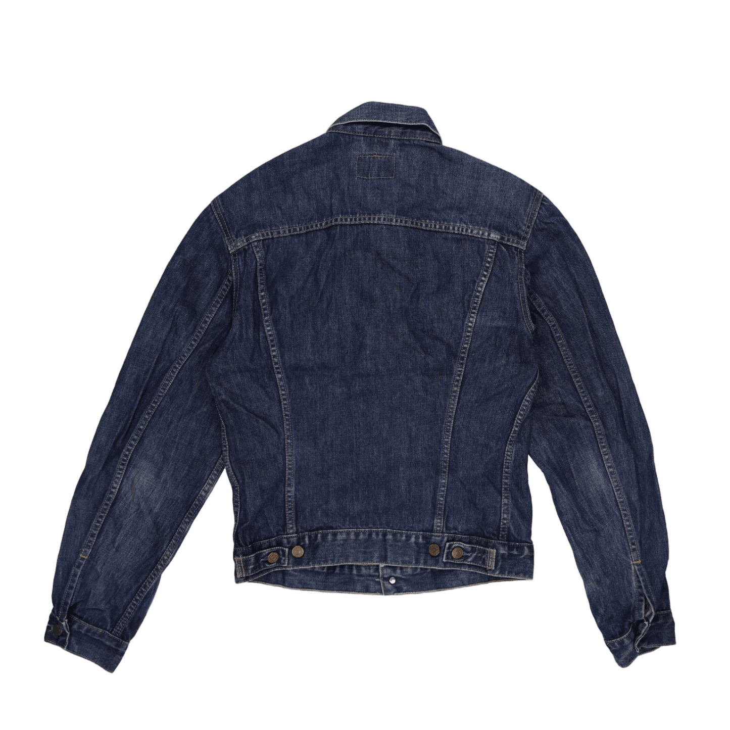 Levi's Vintage Blue Denim Jacket Women Large 100% Cotton Collared