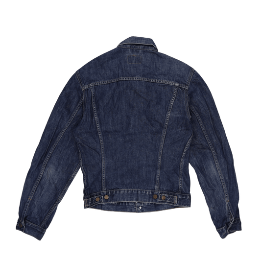 Levi's Vintage Blue Denim Jacket Women Large 100% Cotton Collared