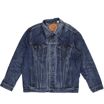Levi's Classic Denim Trucker Jacket Blue XL Cotton Denim