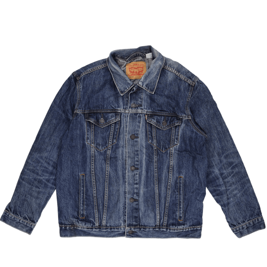 Levi's Classic Denim Trucker Jacket Blue XL Cotton Denim