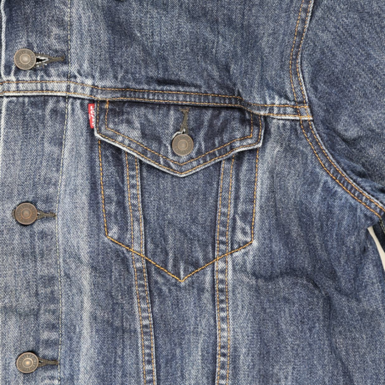 Levi's Classic Denim Trucker Jacket Blue XL Cotton Denim