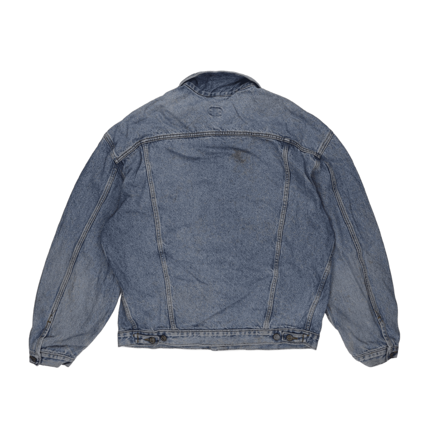 Lee Vintage Denim Jacket Light Blue Large 100 Cotton Collared