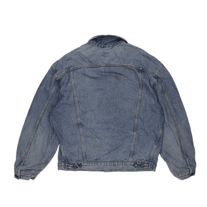 Lee Vintage Denim Jacket Light Blue Large 100 Cotton Collared