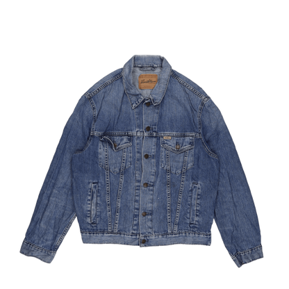 Levi's Vintage Blue Denim Trucker Jacket Large Cotton 57 cm Pit to Pit 65 cm Collar to Hem 62 cm Sleeve Length