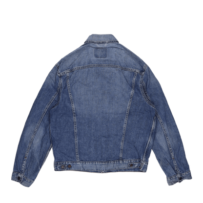 Levi's Vintage Blue Denim Trucker Jacket Large Cotton 57 cm Pit to Pit 65 cm Collar to Hem 62 cm Sleeve Length