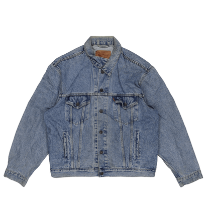 Levi's 70503-02 Vintage Blue Denim Trucker Jacket Large Cotton