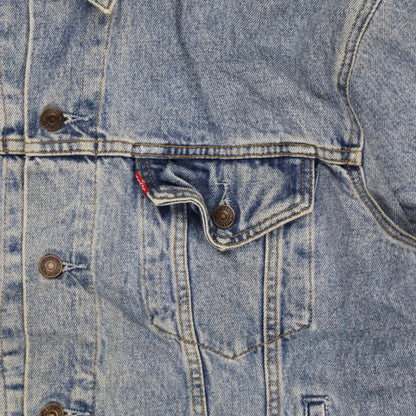 Levi's 70503-02 Vintage Blue Denim Trucker Jacket Large Cotton