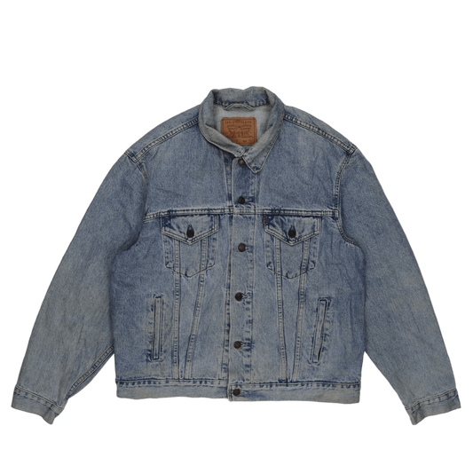 Levi's Vintage 70503 Light Blue Denim Trucker Jacket XL Cotton