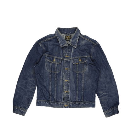Lee Vintage Blue Denim Jacket XL Cotton Collared