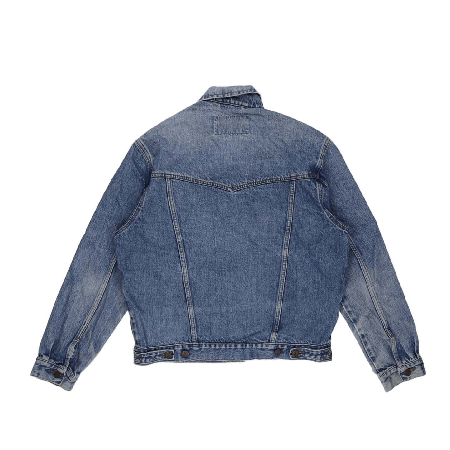 Wrangler Authentic Western Denim Jacket Blue Small Cotton Denim Vintage