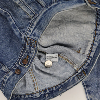 Wrangler Authentic Western Denim Jacket Blue Small Cotton Denim Vintage
