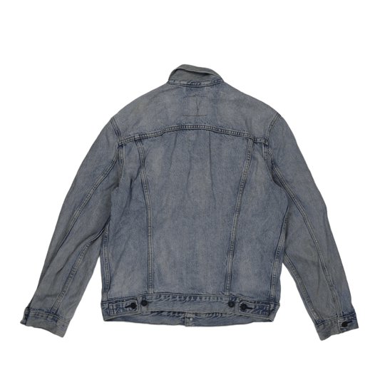 Levi Strauss & Co Blue Denim Trucker Jacket Size L Vintage