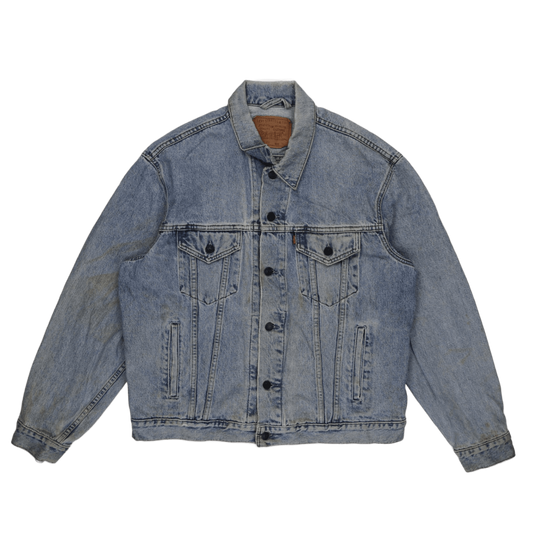 Levi's Vintage Light Blue Denim Trucker Jacket XL Cotton