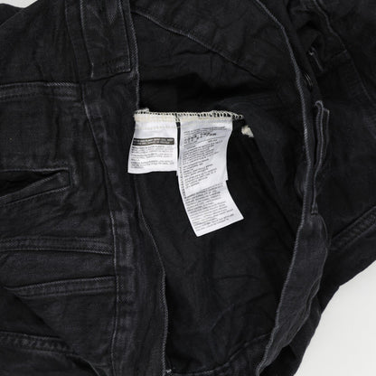 Levi's Black Denim Trucker Jacket Small 100 Cotton Classic Collar