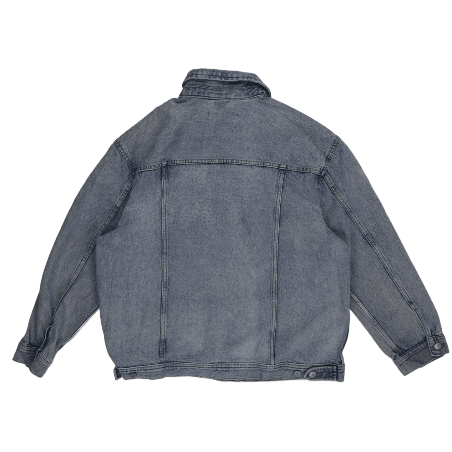 Calvin Klein Jeans Light Blue Denim Trucker Jacket Large 100 Percent Cotton Vintage