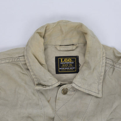 Lee Vintage Trucker Jacket Stone Grey XL 100% Cotton