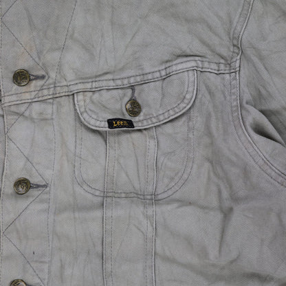 Lee Vintage Trucker Jacket Stone Grey XL 100% Cotton
