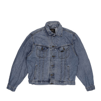 Lee Vintage Light Blue Denim Jacket Large Cotton Denim Collared