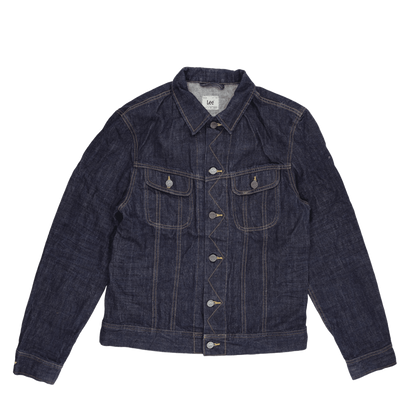 Lee Men's Indigo Blue Denim Jacket Size M 100% Cotton Collared