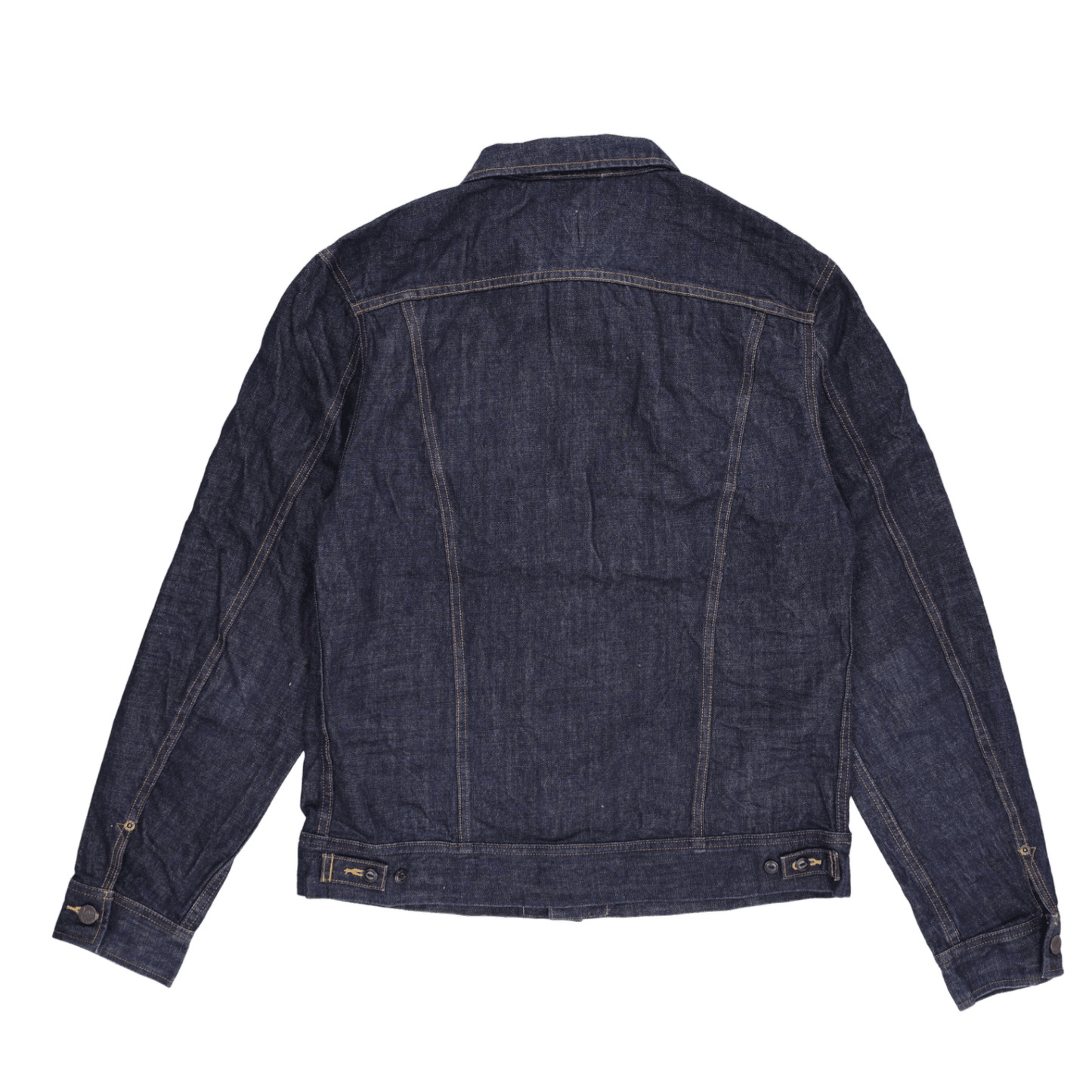 Lee Men's Indigo Blue Denim Jacket Size M 100% Cotton Collared