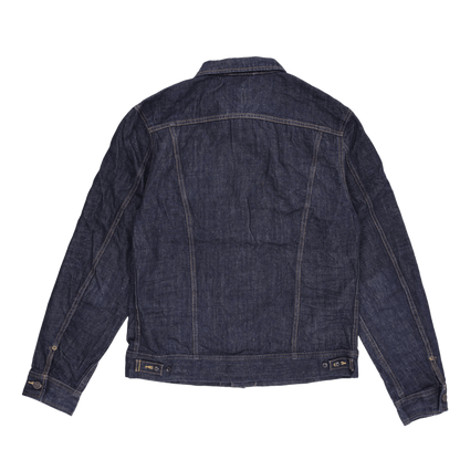 Lee Men's Indigo Blue Denim Jacket Size M 100% Cotton Collared