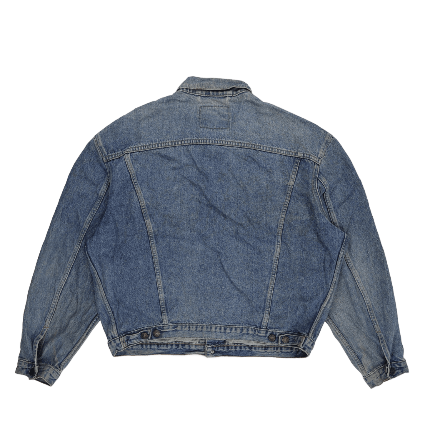 Levi's Vintage 70503 XL Blue Denim Jacket 100 Percent Cotton Unisex Collared Style