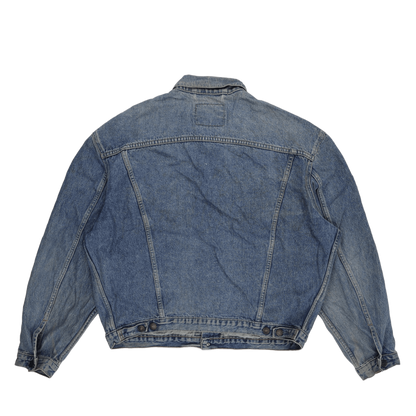 Levi's Vintage 70503 XL Blue Denim Jacket 100 Percent Cotton Unisex Collared Style