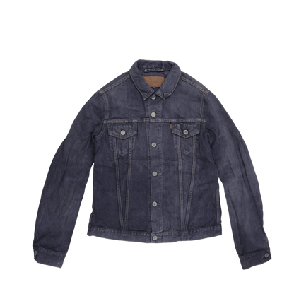Levi's Blue Denim Trucker Jacket Large 100 Percent Cotton