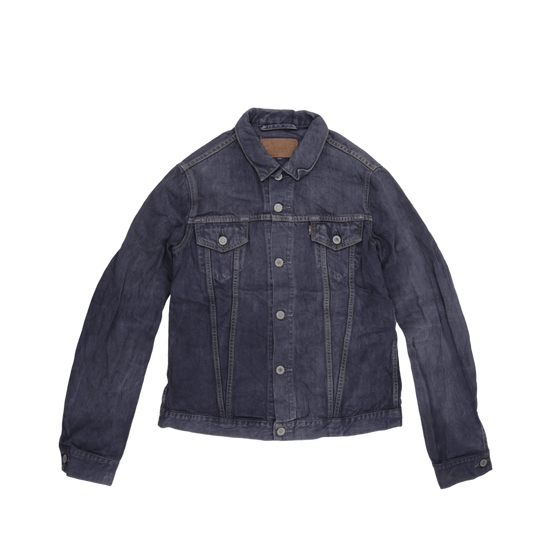 Levi's Blue Denim Trucker Jacket Large 100 Percent Cotton