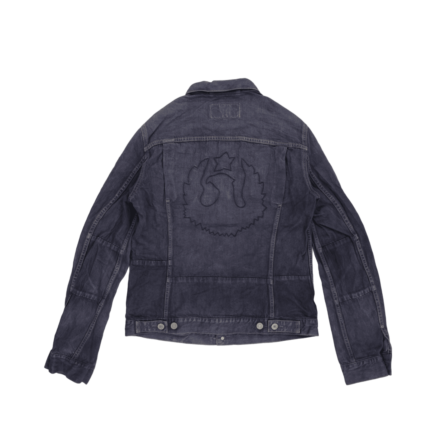 Levi's Blue Denim Trucker Jacket Large 100 Percent Cotton