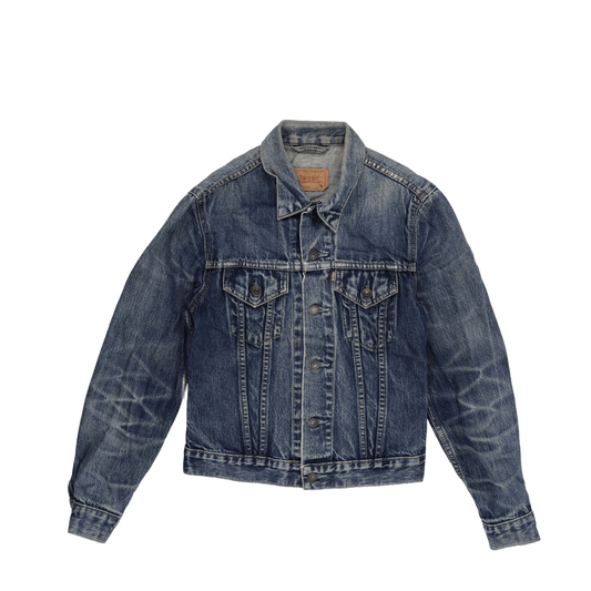 Levi's Vintage Denim Jacket Blue Small Cotton Denim Collared