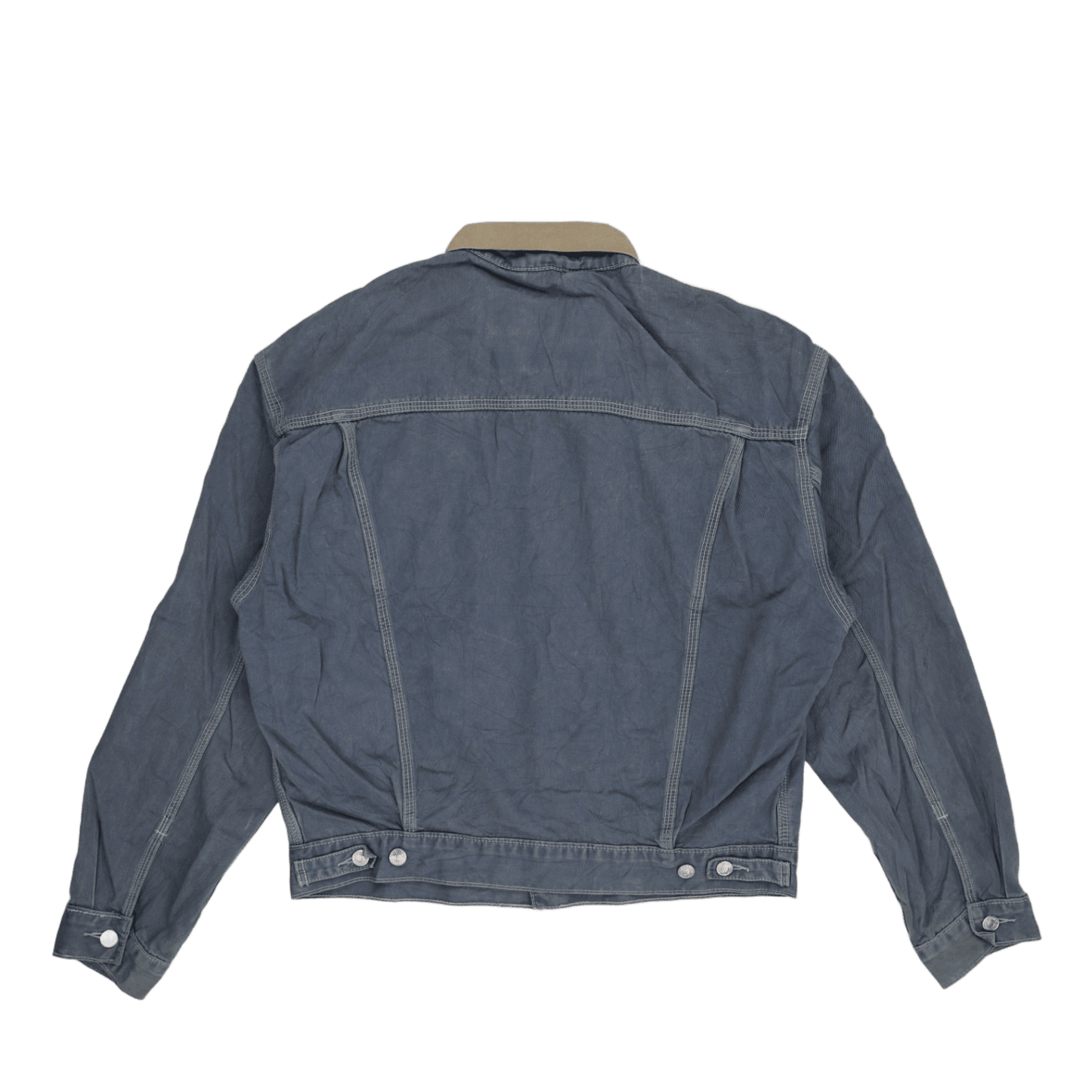 Levi's Vintage Blue Denim Jacket Large Cotton Denim Collared
