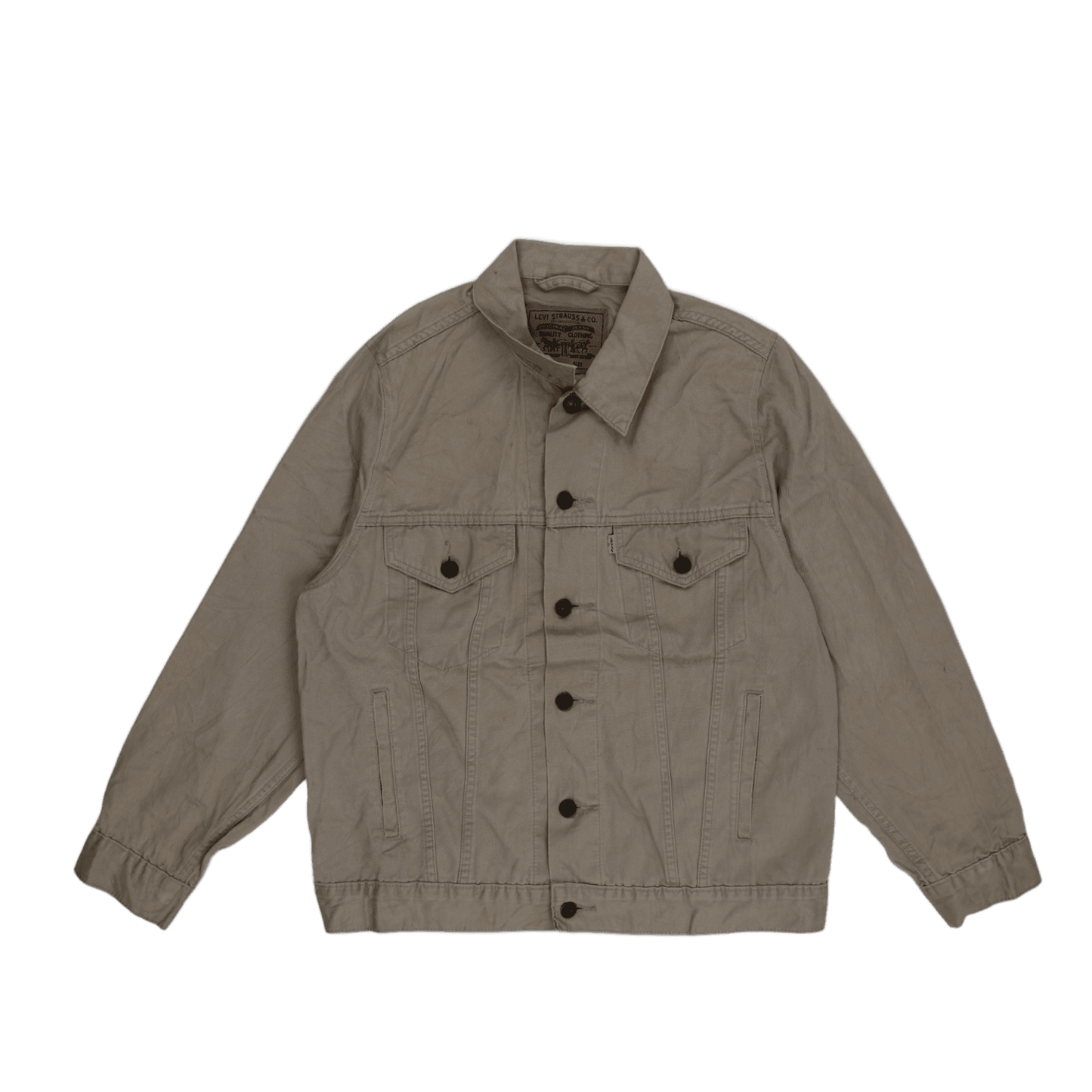 Levi's Vintage 70503 Beige Cotton Trucker Jacket Size Large