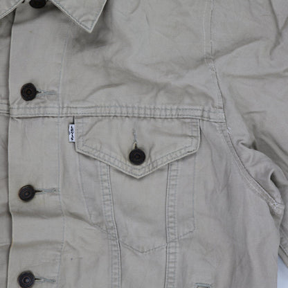 Levi's Vintage 70503 Beige Cotton Trucker Jacket Size Large