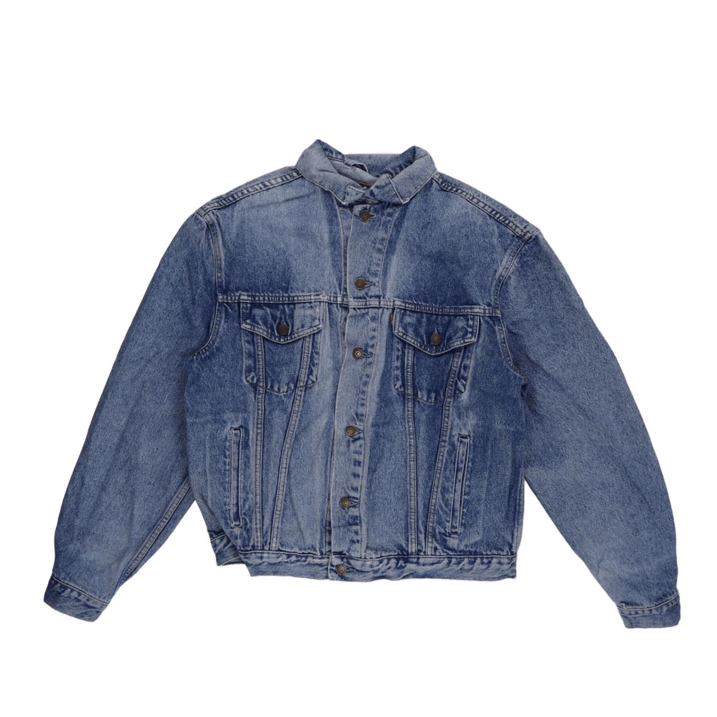 Levi's Vintage Blue Denim Jacket Men's Large Cotton Collared
