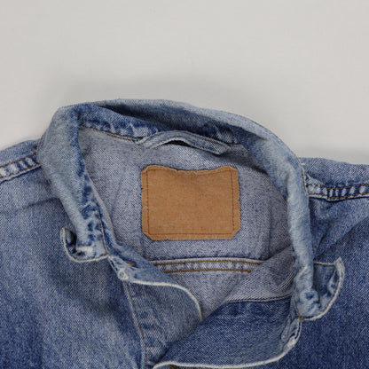 Levi's Vintage Blue Denim Jacket Men's Large Cotton Collared