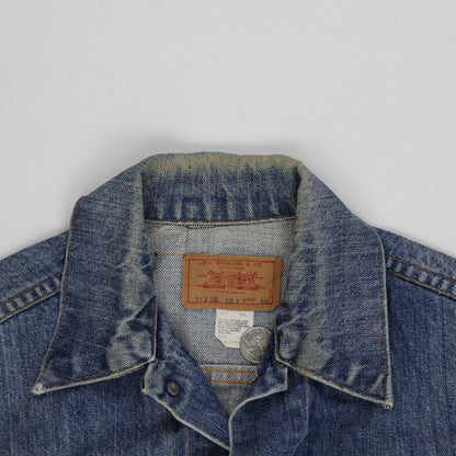 Levi's Vintage Blue Sleeveless Denim Gilet Jacket Size 36L Medium Cotton