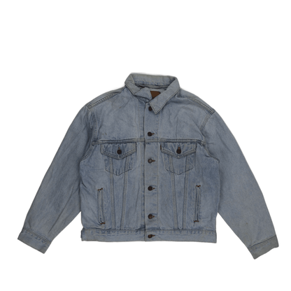 Levi's Vintage Light Blue Denim Trucker Jacket Men's Size M 100% Cotton Classic Fit Collared
