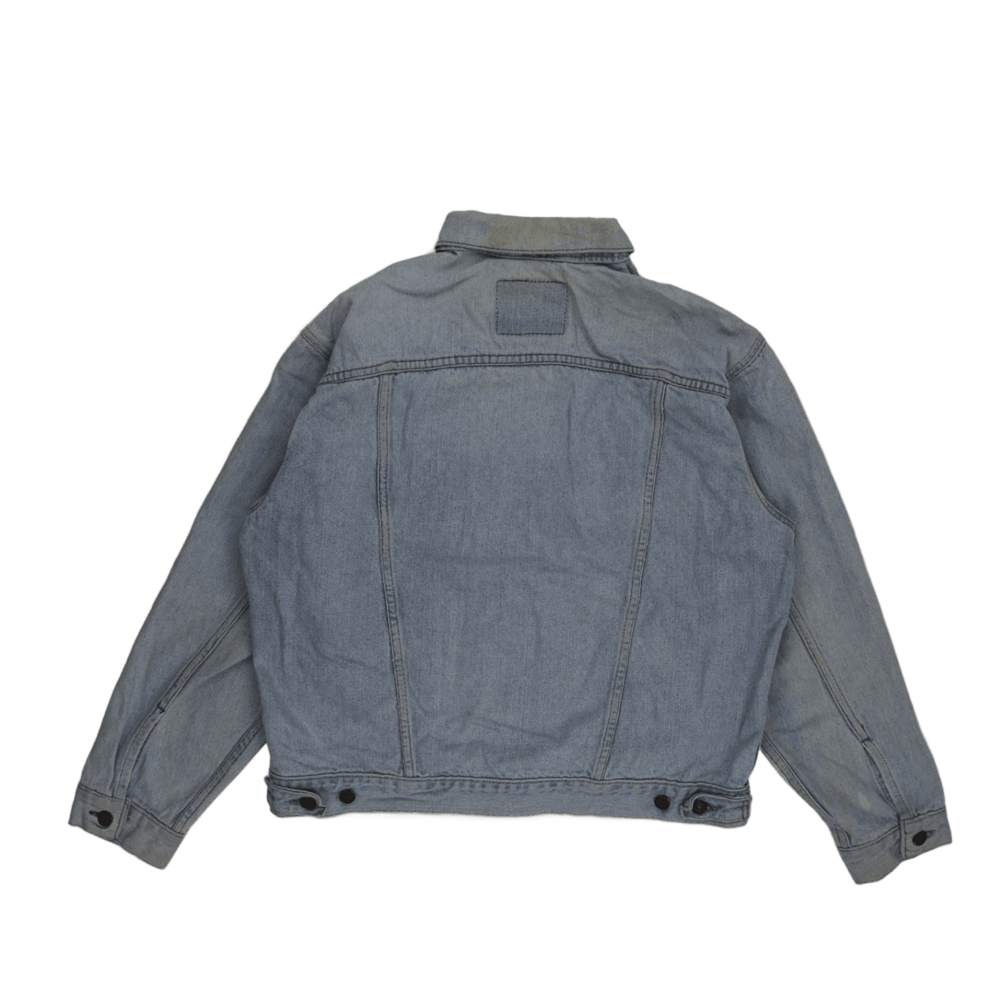 Levi's Vintage Light Blue Denim Trucker Jacket Men's Size M 100% Cotton Classic Fit Collared