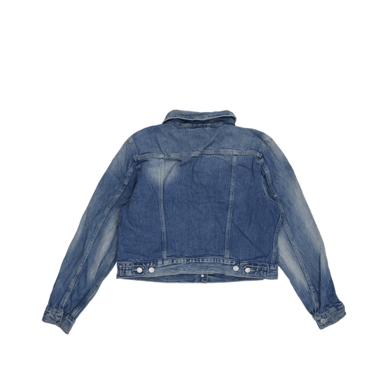 Levi's Vintage Blue Denim Trucker Jacket Medium 100 Percent Cotton Collared