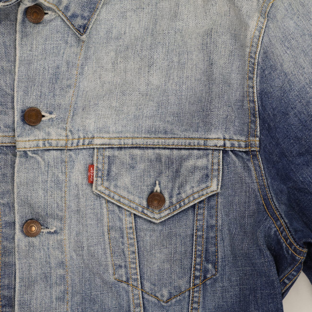 Levi's Vintage 70500 Denim Jacket Blue XL Cotton Denim Collared